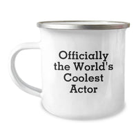 Load image into Gallery viewer, Funny Actor Gifts - Unique Camping Mug for The World&#39;s Coolest Actor, Funny Actor Men Gifts from Friends - Image 1
