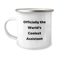 Load image into Gallery viewer, Funny Assistant Gifts, World&#39;s Coolest Assistant Camping Mug, Perfect Christmas Unique Gifts for Assistant Friends - Image 1
