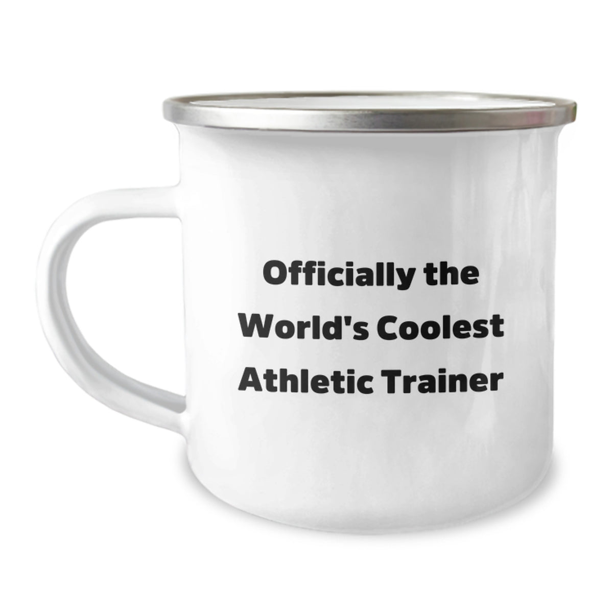 Funny Athletic Trainer Gifts from Friends for Men - Officially The World's Coolest Athletic Trainer, Camping Mug, Christmas Unique - Image 1