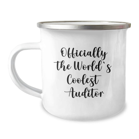 Funny Auditor Gifts from Friends, Officially The World's Coolest Auditor Christmas Unique Gifts for Auditor Men - Image 1