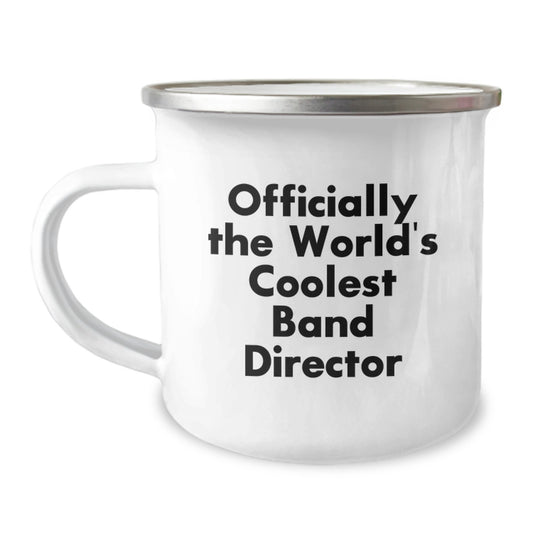 Funny Band Director Gifts from Friends for the Officially World's Coolest Band Director Christmas Unique Mugs - Image 1