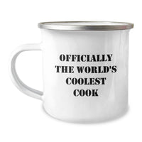 Load image into Gallery viewer, Funny Inspirational Cook Gifts from Friends for the World&#39;s Coolest Cook, Camping Mug, Christmas Unique Gifts for Him - Image 1
