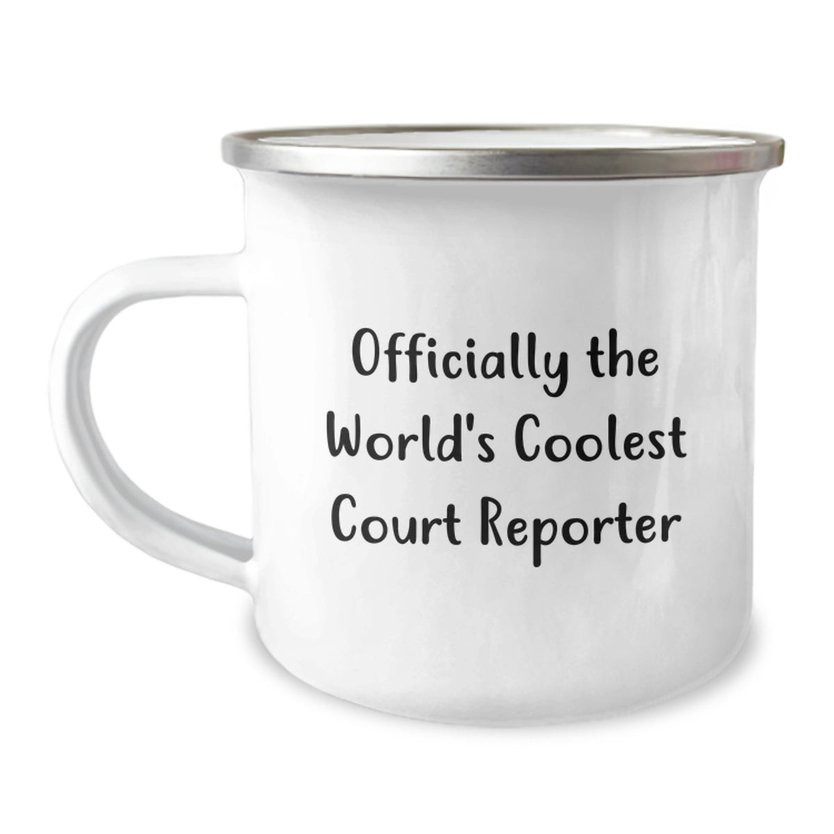 Court Reporter Gifts from Friends - Officially The World's Coolest Court Reporter Funny Camping Mug, Christmas Unique Gifts for Men - Coolest Court Reporter Mug, Court Reporter Lover - Image 1