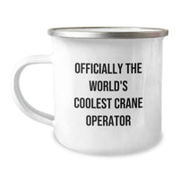 Load image into Gallery viewer, Funny Crane Operator Gifts for Men, World&#39;s Coolest Crane Operator Camping Mug, Unique Christmas Unique Gifts from Friends - Image 1
