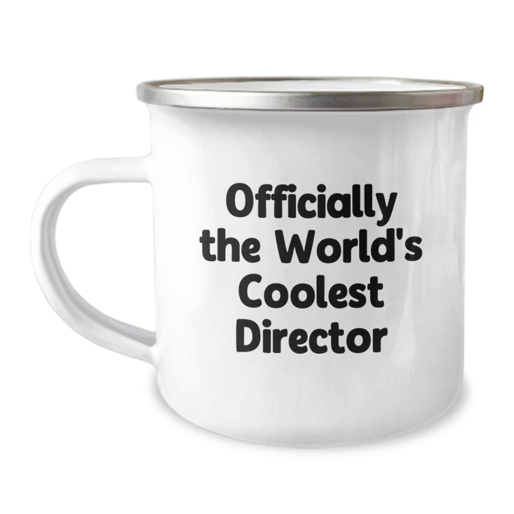 Funny Director Gifts for Men - Officially The World's Coolest Director Mug, Camping Mug for Director Friends, Unique Christmas Unique Gifts from Men to Directors - Image 1