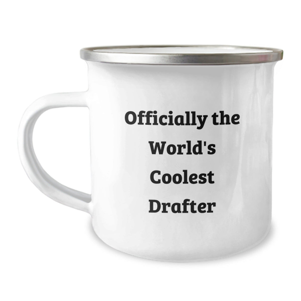 Funny Drafter Christmas Unique Gifts from Friends for Drafter Men Camping Mug - 'Officially The World's Coolest Drafter' - Image 1