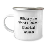 Load image into Gallery viewer, Funny Electrical Engineer Gifts for Men - Officially The World&#39;s Coolest Electrical Engineer Camping Mug Stainless Steel, Christmas Unique Gifts from Friends and Family - Image 1

