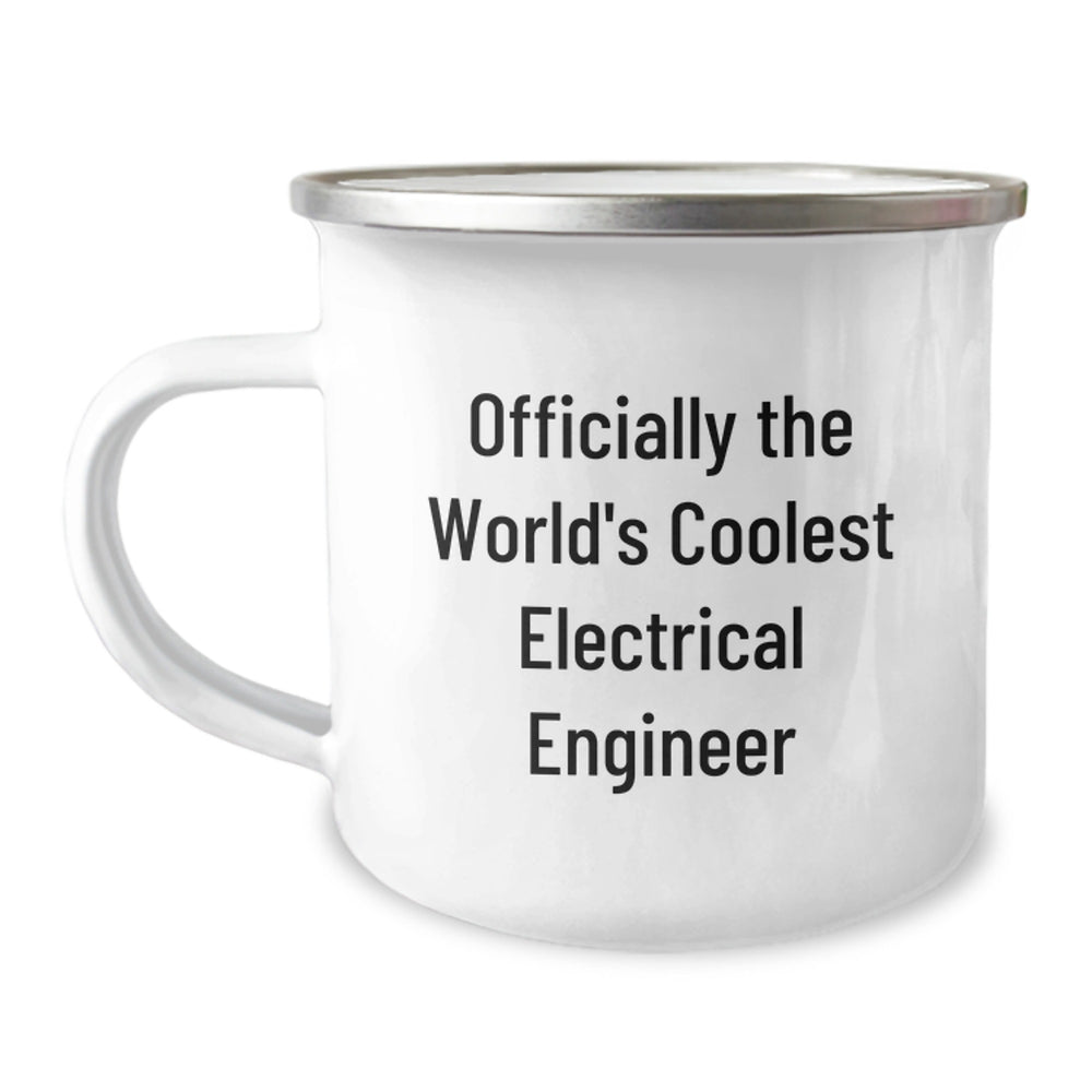 Funny Electrical Engineer Gifts for Men - Officially The World's Coolest Electrical Engineer Camping Mug Stainless Steel, Christmas Unique Gifts from Friends and Family - Image 1