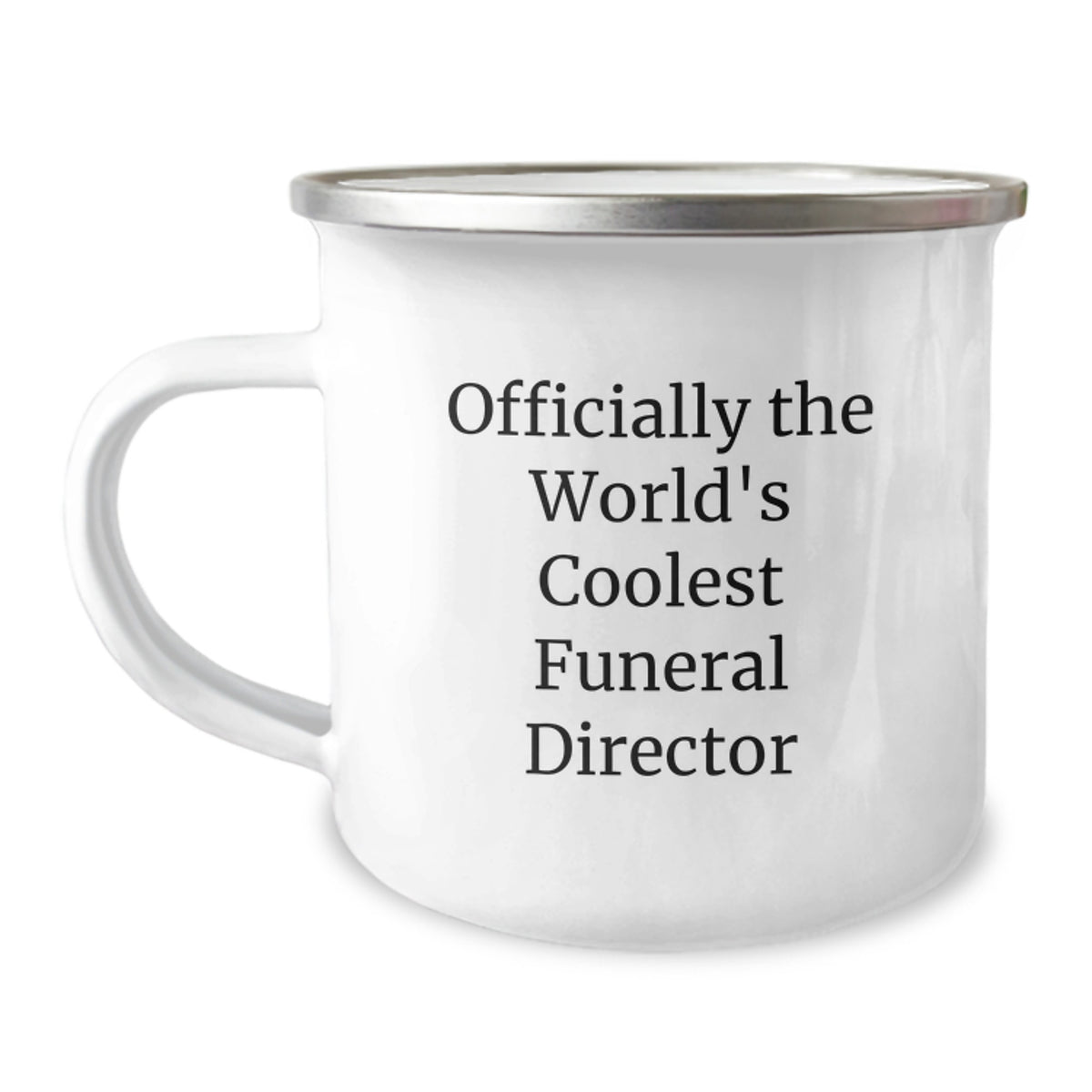 Funny Gifts from Friends to Officially The World's Coolest Funeral Director - Camping Mug for Funeral Director - Image 1