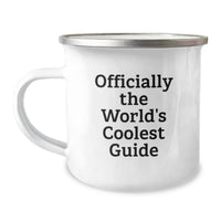 Load image into Gallery viewer, Funny Camping Mug Gifts for Guide Lovers Officially The World&#39;s Coolest Guide - Gifts from Friends for Christmas - Image 1

