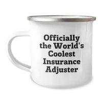 Load image into Gallery viewer, Funny Gifts for Insurance Adjuster Friends, Coolest Camping Mug Quote, Christmas Unique Gifts from Family - Image 1
