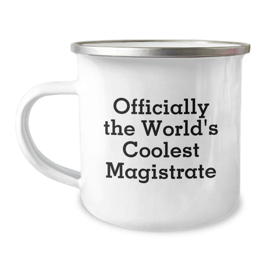 Magistrate Gifts, Funny 'Officially The World's Coolest Magistrate' Christmas Unique Gifts for Men, Women, Friends, and Family from Friends, Coworkers, or Family Members - Image 1