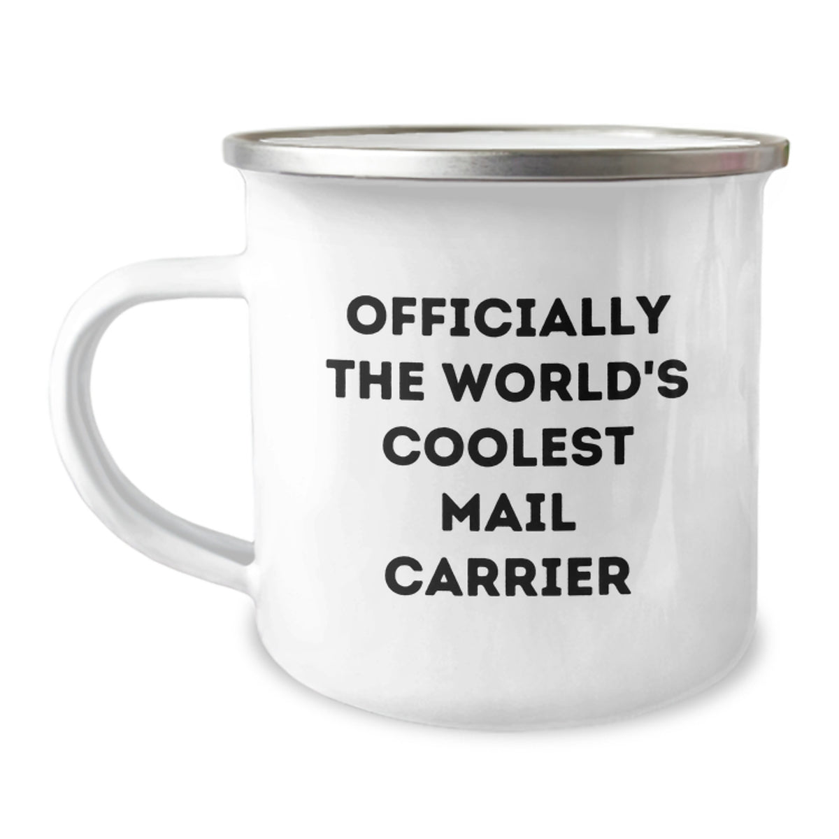 Mail Carrier Gifts, Christmas Unique Mug for Men, Funny 'Officially The World's Coolest Mail Carrier' Camping Mug - Image 1