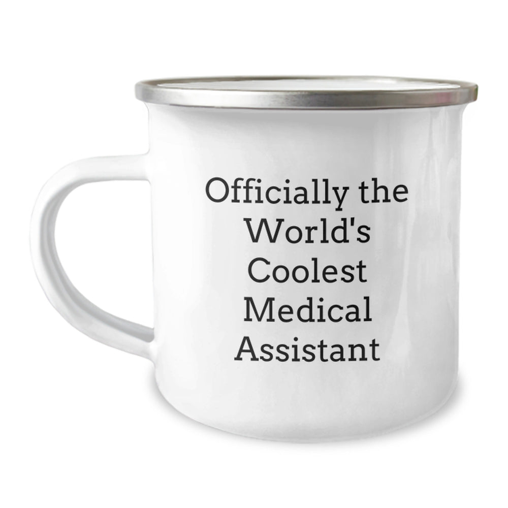 Funny Medical Assistant Christmas Unique Gifts from Friends and Family, Officially The World's Coolest Medical Assistant - Image 1