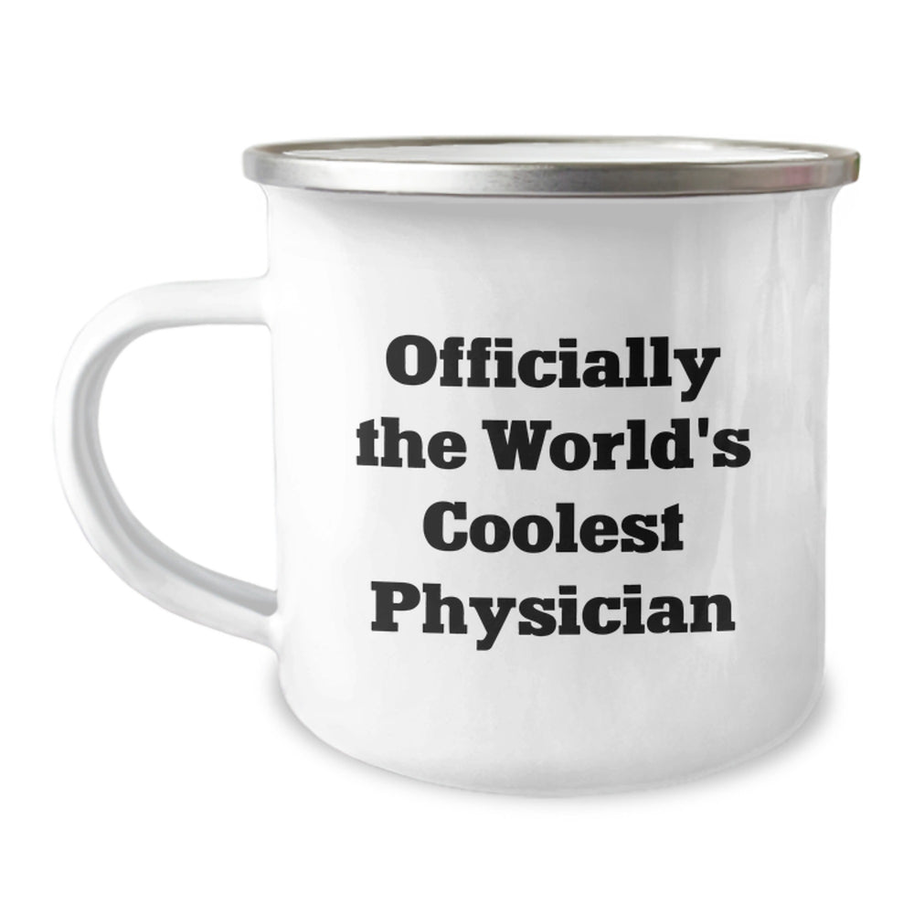 Funny Physician Gifts for Him, Camping Mug for Christmas Unique Presents from Friends to Family - Image 1
