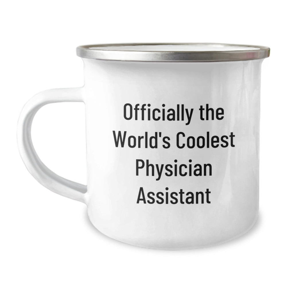 Funny Physician Assistant Gifts for Men - Officially The World's Coolest Physician Assistant Christmas Unique Gifts from Friends - Camping Mug - Image 1