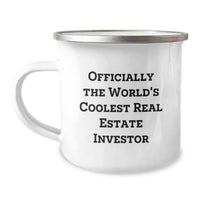 Load image into Gallery viewer, Funny Real Estate Investor Gifts from Men - Officially The Worlds Coolest Mug for Real Estate Investor Friends and Coworkers Christmas Unique - Image 1
