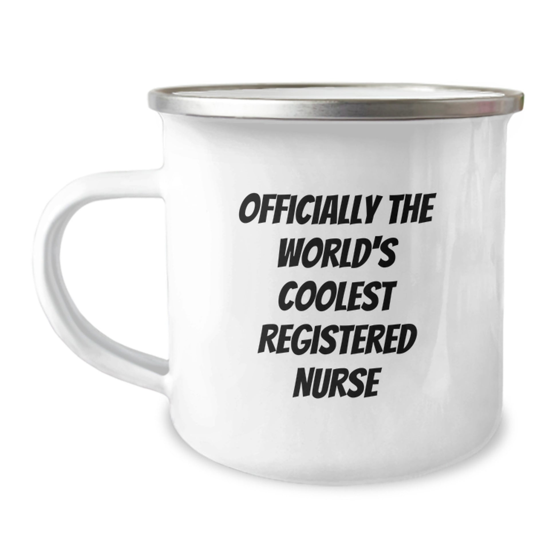 Funny Gifts for the World's Coolest Registered Nurse - Camping Mug for Mom's Special Day - Gifts from Family - Image 1
