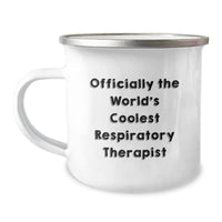 Load image into Gallery viewer, Officially The World&#39;s Coolest Respiratory Therapist Christmas Unique Gifts - Funny Camping Mug for Respiratory Therapist Friends and Family - Image 1
