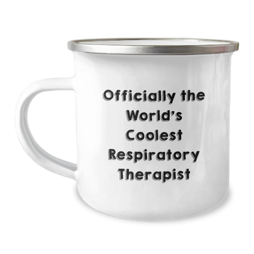 Officially The World's Coolest Respiratory Therapist Christmas Unique Gifts - Funny Camping Mug for Respiratory Therapist Friends and Family - Image 1