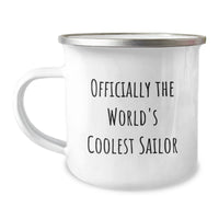 Load image into Gallery viewer, Gifts from Friends for the World&#39;s Coolest Sailor, Funny Sailor Camping Mug, Christmas Unique Gifts for Men - Image 1
