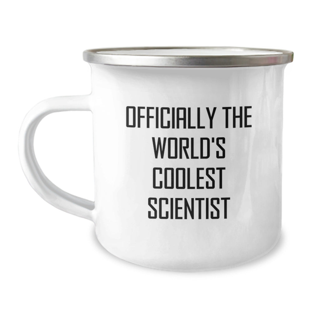 Funny Scientist Gifts from Friends for Men - Officially The World's Coolest Scientist Camping Mug, Perfect for Christmas Morning - Image 1
