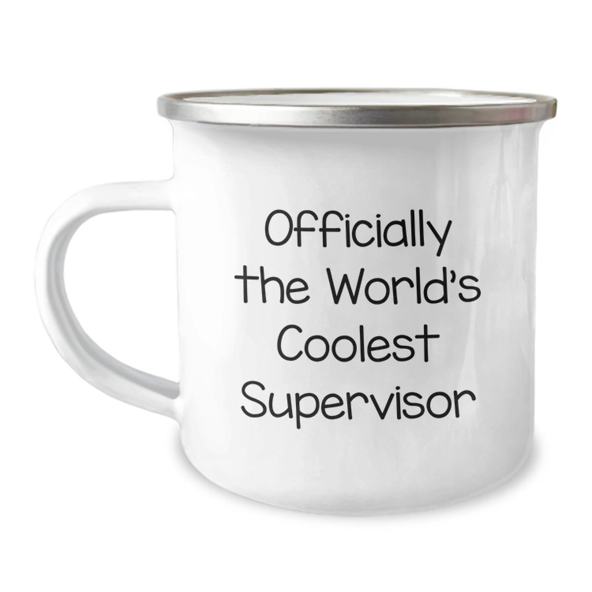 Funny Supervisor Gifts, Christmas Unique Gifts for Supervisor, Officially World's Coolest Supervisor Camping Mug, Gifts from Friends for Supervisor, Fun Camping Mug - Image 1