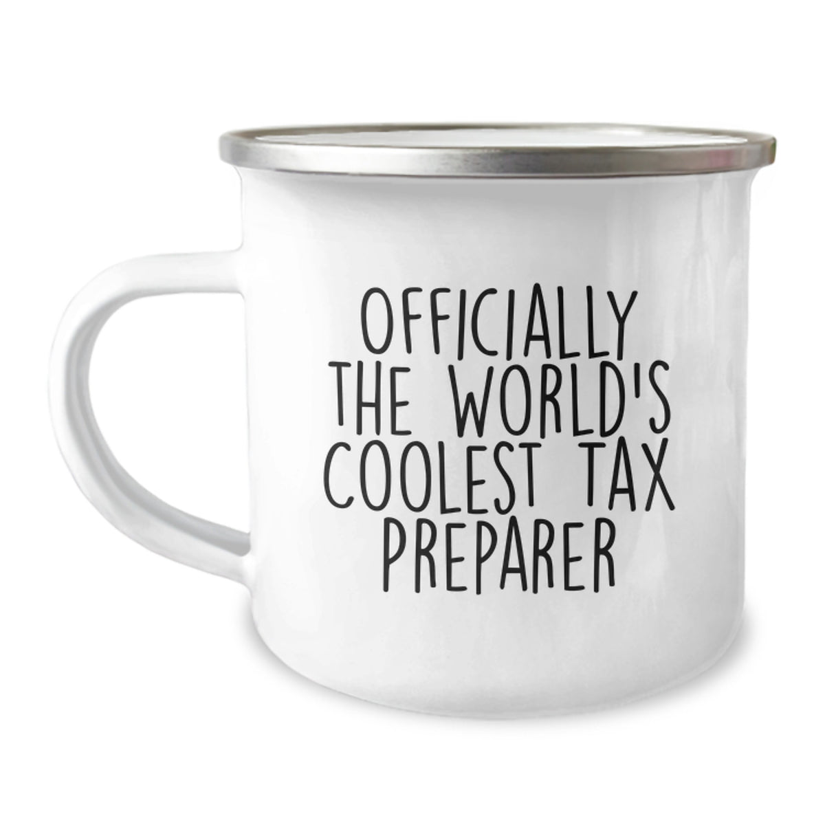 Funny Tax Preparer Christmas Unique Gifts from Friends for Men Camping Mug Officially The World's Coolest Tax Preparer - Image 1
