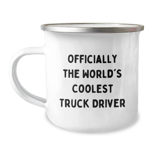 Funny Truck Driver Gifts for Men - Camping Mug, Birthday Unique Gifts from Friends for Husband Dad - Image 1