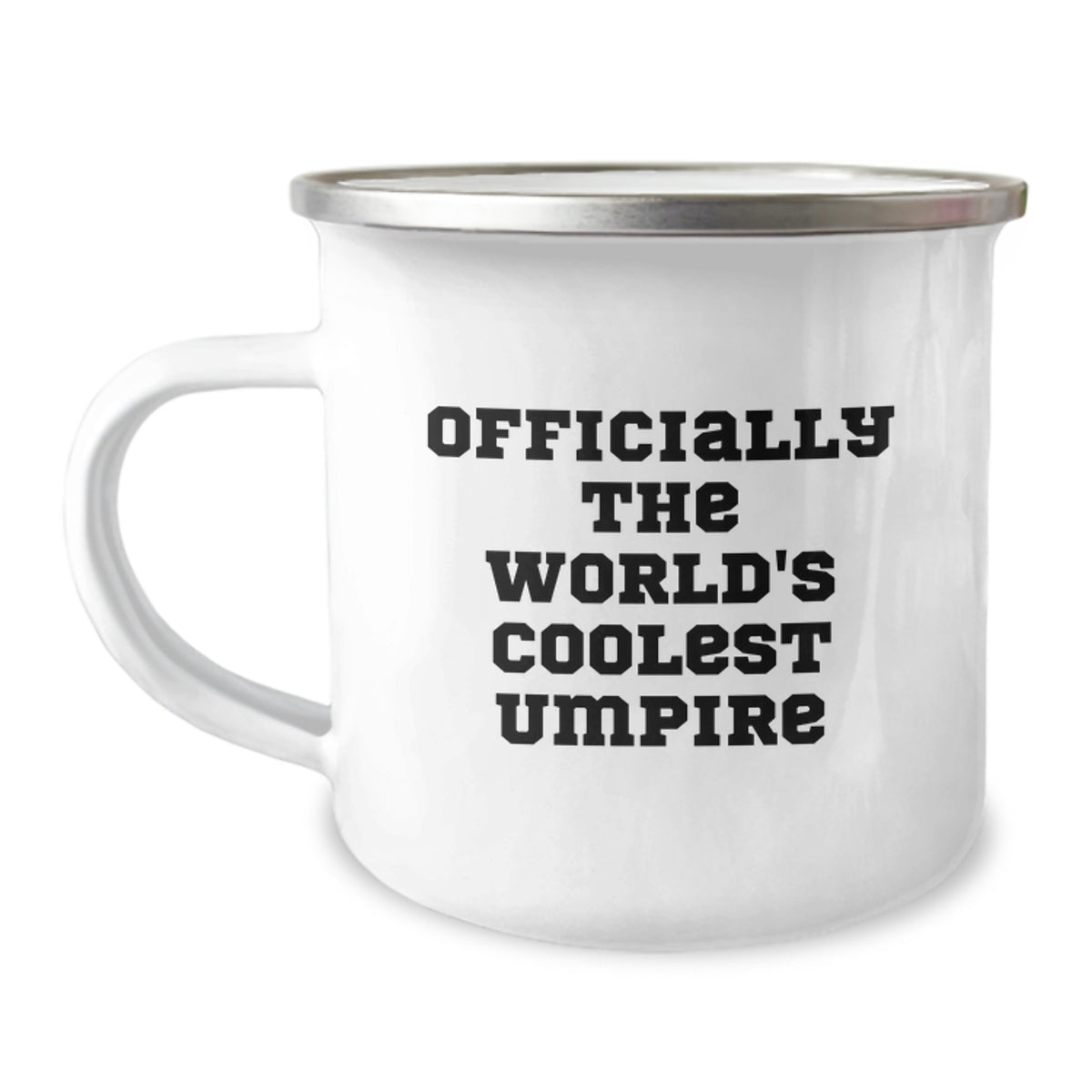 Funny Umpire Gifts for Men from Friends, Officially The World's Coolest Umpire Unique Camping Mug for Umpire Enthusiasts at Christmas - Image 1