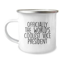 Load image into Gallery viewer, Funny Vice President Gifts, World&#39;s Coolest VP Mug for Christmas, Perfect Camping Cup for Men Friends - Image 1

