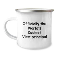 Load image into Gallery viewer, Funny Vice-principal Gifts for Men, Officially The World&#39;s Coolest Vice-principal Camping Mug, Unique Christmas Unique Gifts from Friends - Image 1
