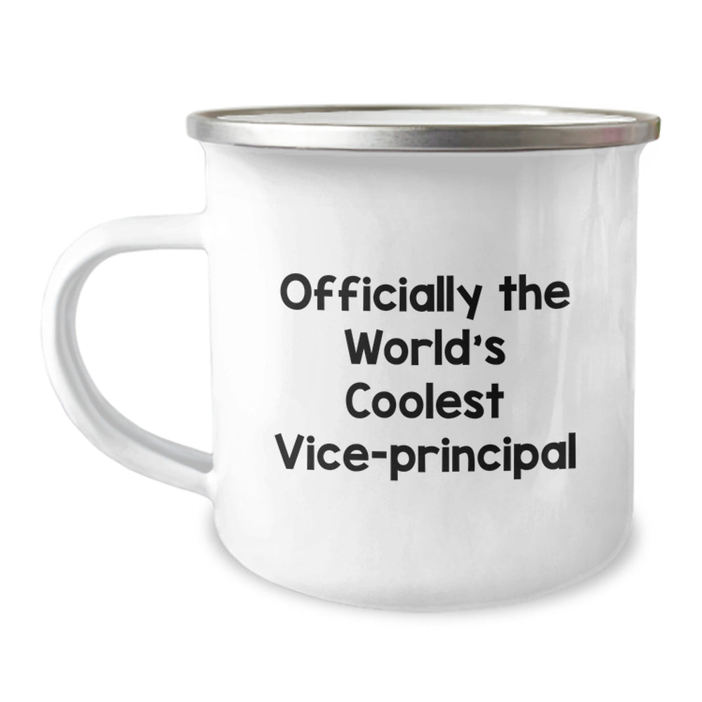 Funny Vice-principal Gifts for Men, Officially The World's Coolest Vice-principal Camping Mug, Unique Christmas Unique Gifts from Friends - Image 1