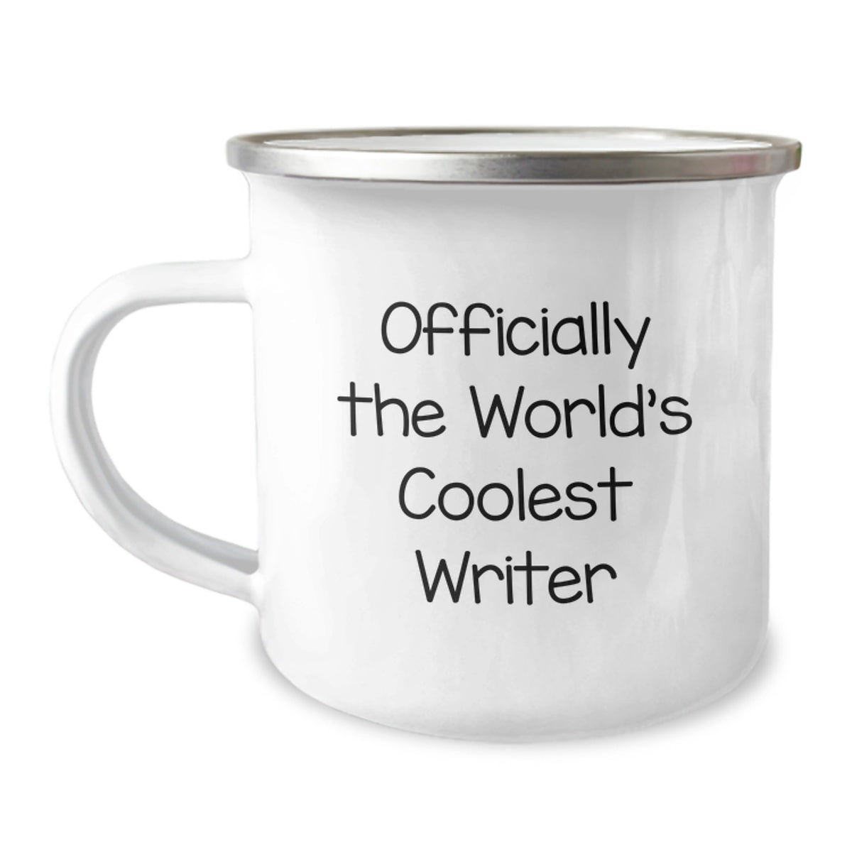 Funny Christmas Unique Gifts from Friends for Writers, Officially The World's Coolest Writer Camping Mug Writer Gifts - Image 1