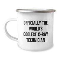Load image into Gallery viewer, Funny X-Ray Technician Gifts from Men to X-Ray Technician Friends - 'Officially The World's Coolest X-ray Technician' Christmas Unique Mugs - Image 1
