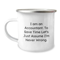 Load image into Gallery viewer, Funny Accountant Gifts for Men, I Am An Accountant Camping Mug, Unique Christmas Unique Gifts from Friends to Family - Image 1
