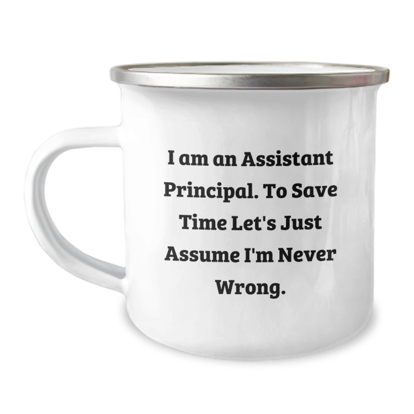 Funny Assistant Principal Gifts from Family to Assistant Principals - Camping Mug for Christmas Unique Gifts - Image 1