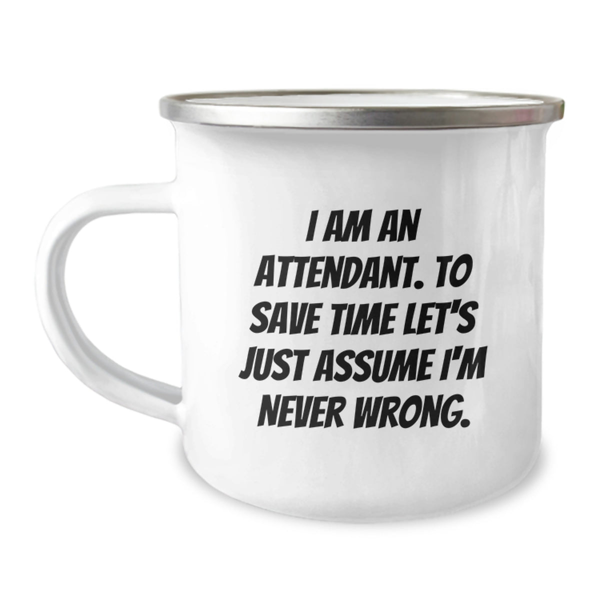 Funny Attendant Gifts from Men to Men Attendant Christmas Unique Ideas for Attendant Camping Mug - Image 1