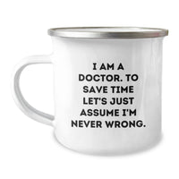 Load image into Gallery viewer, Funny Doctor Gifts, Unique Camping Mug for Christmas Unique Gifts from Friends, Gifts for Doctor - Image 1
