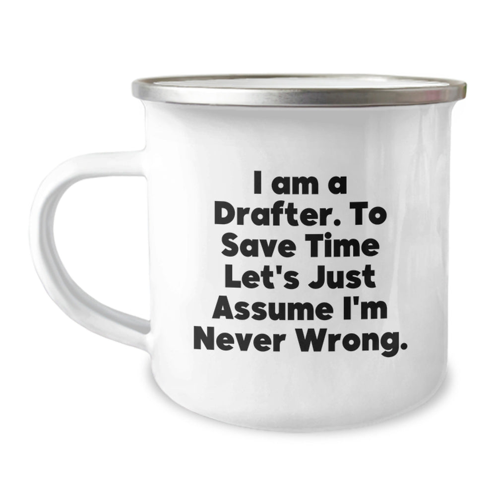 Funny Drafter Gifts from Friends for Men - I Am A Drafter Gifts - Christmas Unique Mugs for Drafter Enthusiasts - Image 1