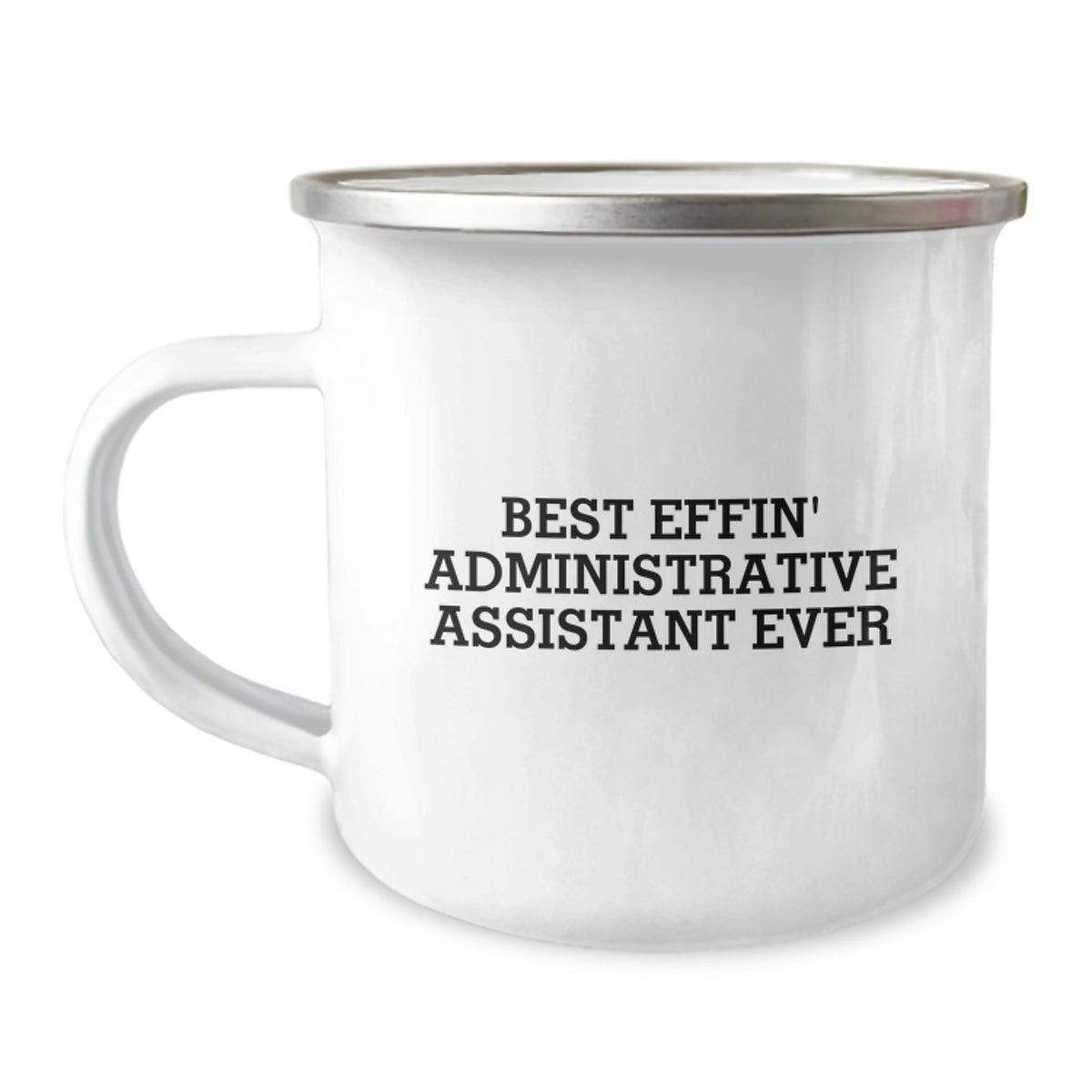 Funny Administrative Assistant Gifts from Men to Women, Best Effin' Camping Mug for Christmas Unique Gifts - Image 1