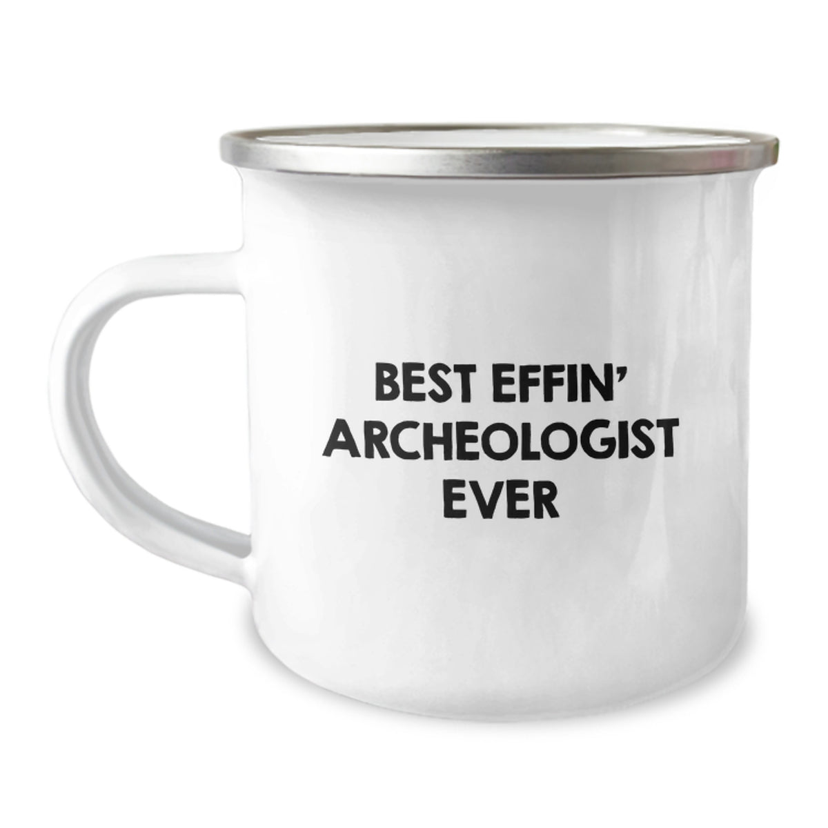 Funny Archeologist Gifts for Men from Friends - Best Effin' Archeologist Ever Camping Mug for Christmas Unique Presents - Image 1