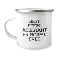 Load image into Gallery viewer, Funny Assistant Principal Gifts from Men, Best Effin&#39; Assistant Principal Ever Camping Mug Christmas Unique Gifts for Assistant Principal - Image 1
