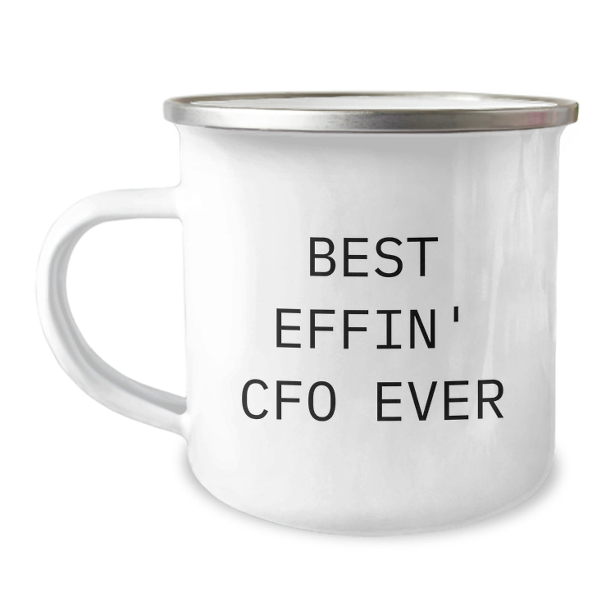 Funny CFO Gifts, Best Effin' Cfo Ever Camping Mug for Men or Women, Birthday Unique Gifts from Friends or Coworkers - Image 1
