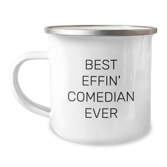 Comedian Gifts from Friends - Funny Comedian Camping Mug - Christmas Unique Gifts for Comedian Lovers - Image 1
