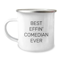 Load image into Gallery viewer, Comedian Gifts from Friends - Funny Comedian Camping Mug - Christmas Unique Gifts for Comedian Lovers - Image 1
