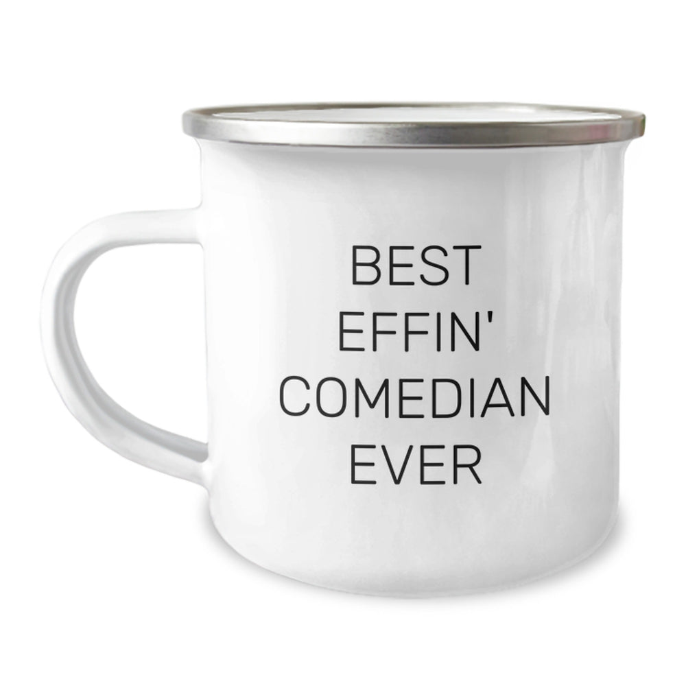 Comedian Gifts from Friends - Funny Comedian Camping Mug - Christmas Unique Gifts for Comedian Lovers - Image 1