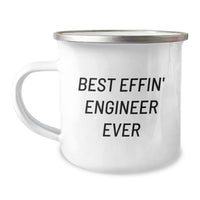 Load image into Gallery viewer, Funny Engineer Gifts for Men, Best Effin&#39; Engineer Ever Camping Mug, Christmas Unique Presents, Gifts from Engineer Friends - Image 1
