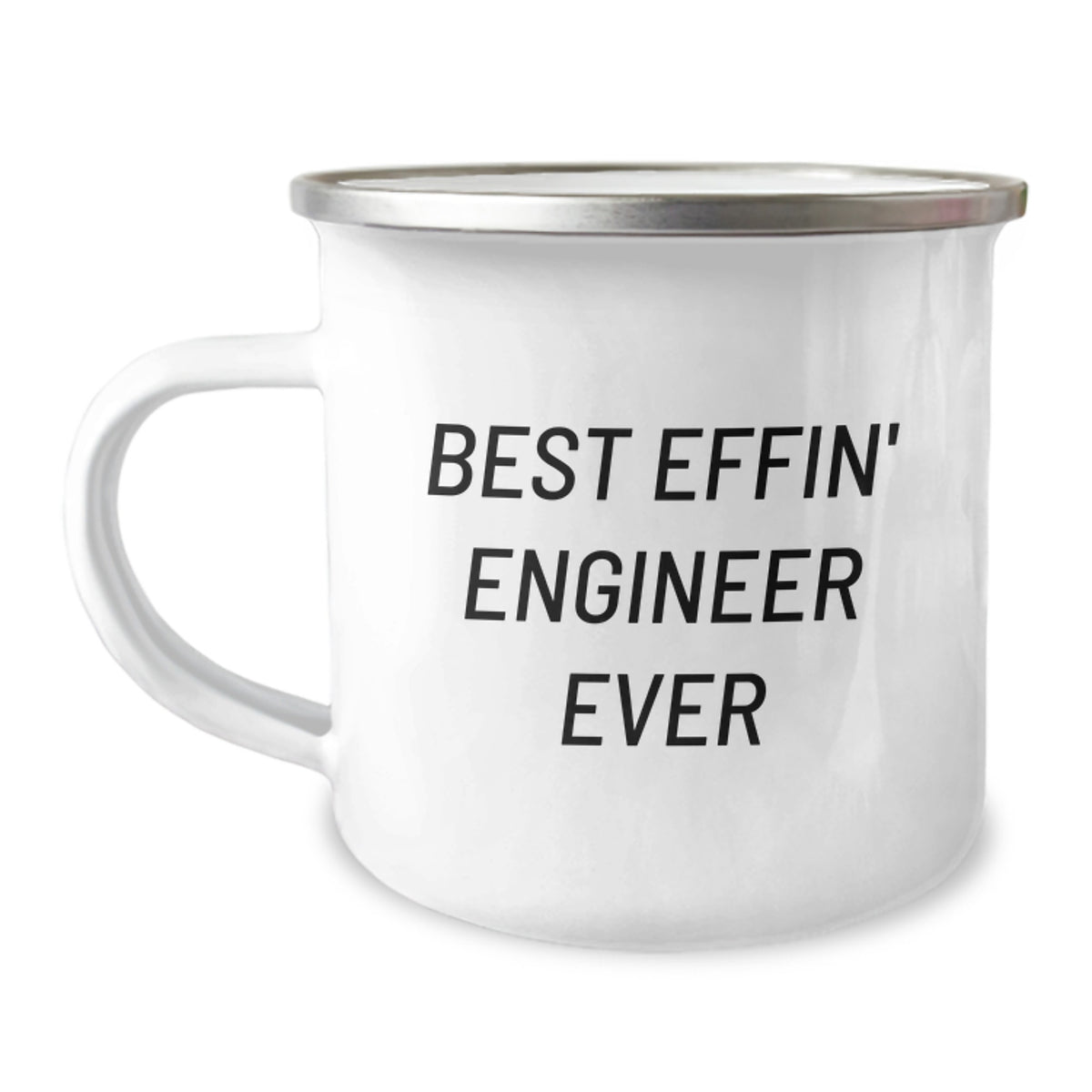 Funny Engineer Gifts for Men, Best Effin' Engineer Ever Camping Mug, Christmas Unique Presents, Gifts from Engineer Friends - Image 1