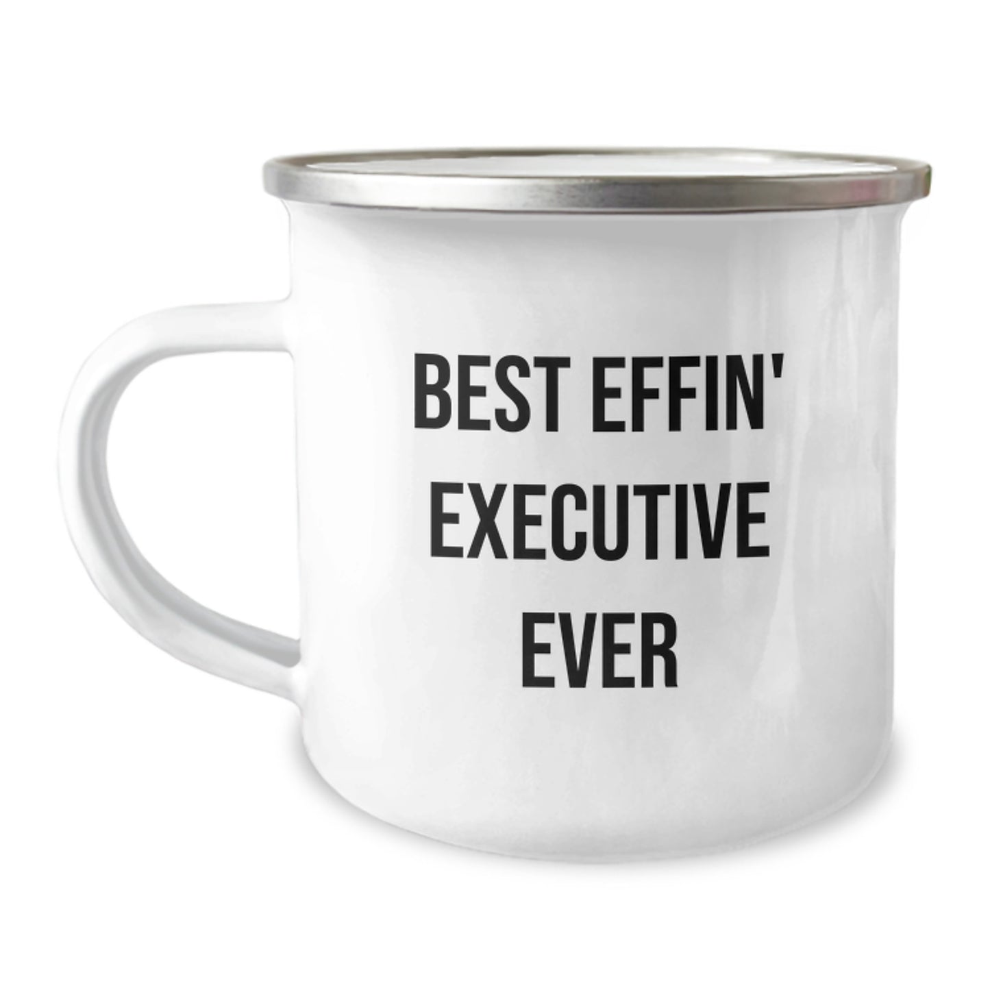 Funny Executive Gifts from Friends Christmas Unique Mug Best Effin' Executive Ever Stainless Steel - Image 1